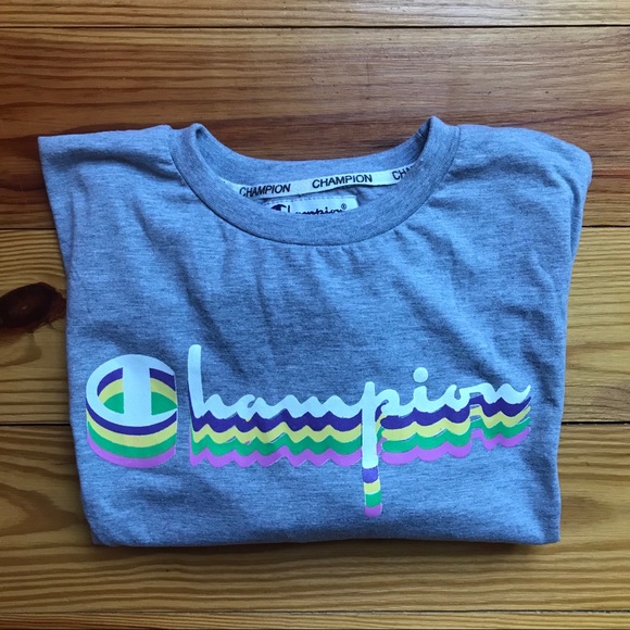 Champion Gray Long Sleeve T-Shirt, EUC, XL - Picture 12 of 14